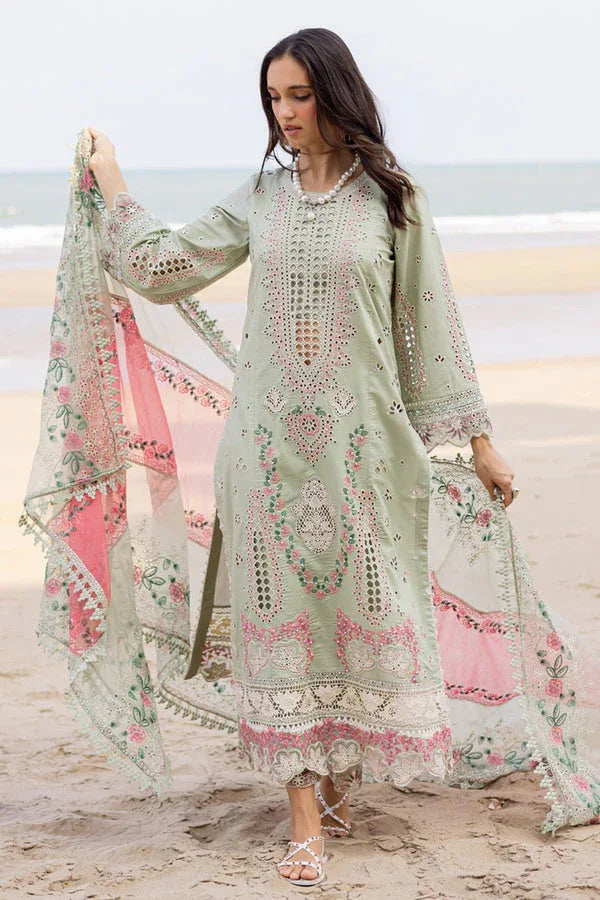 Marjjan | Mavi Lawn | MLL-24 B (PASTEL GREEN) - Rang-e-Khaas