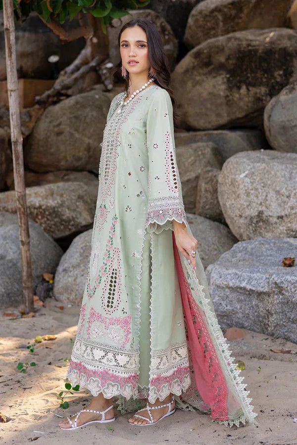 Marjjan | Mavi Lawn | MLL-24 B (PASTEL GREEN) - Rang-e-Khaas
