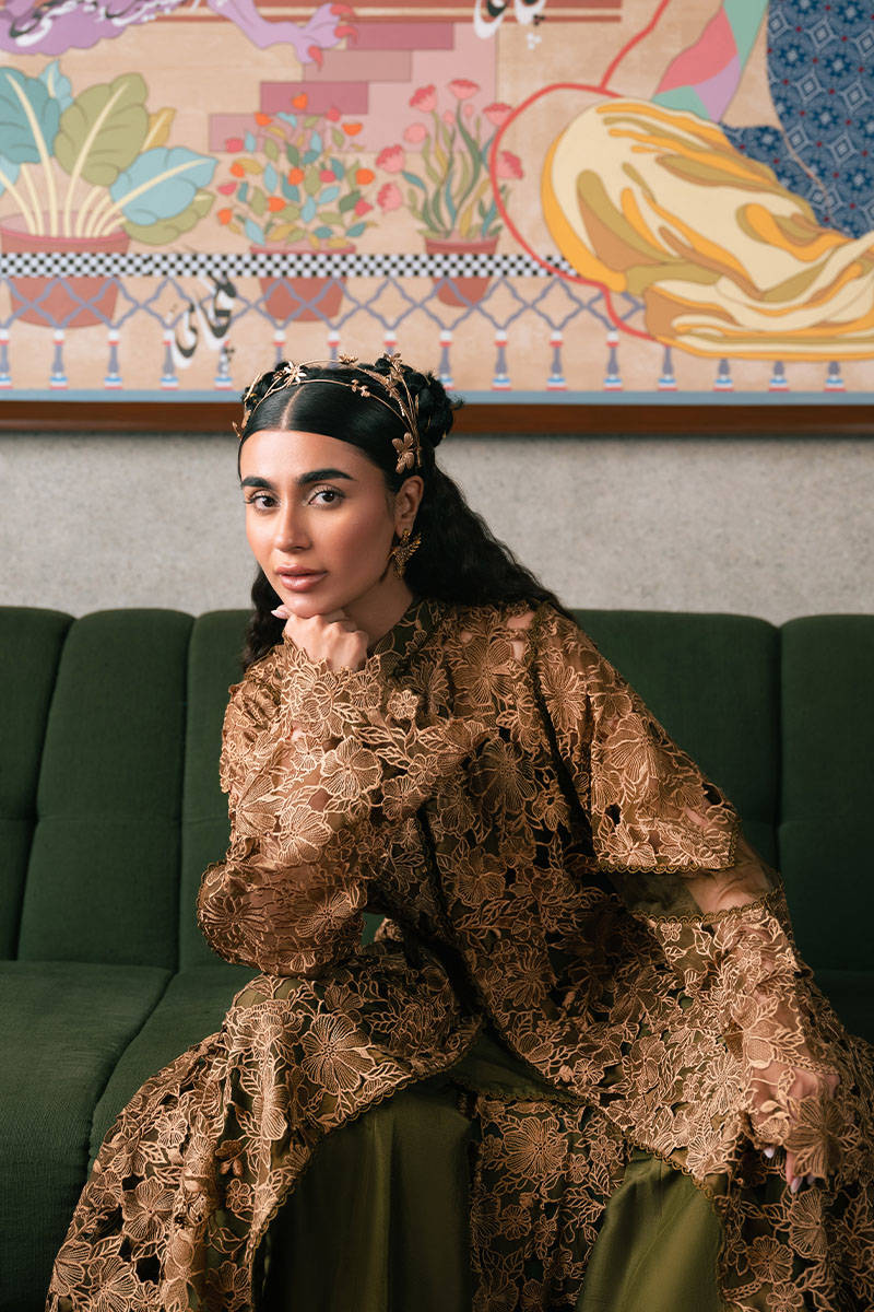 MNR | Chaye Coffee Luxury Pret | Mystic Pine - Rang-e-Khaas