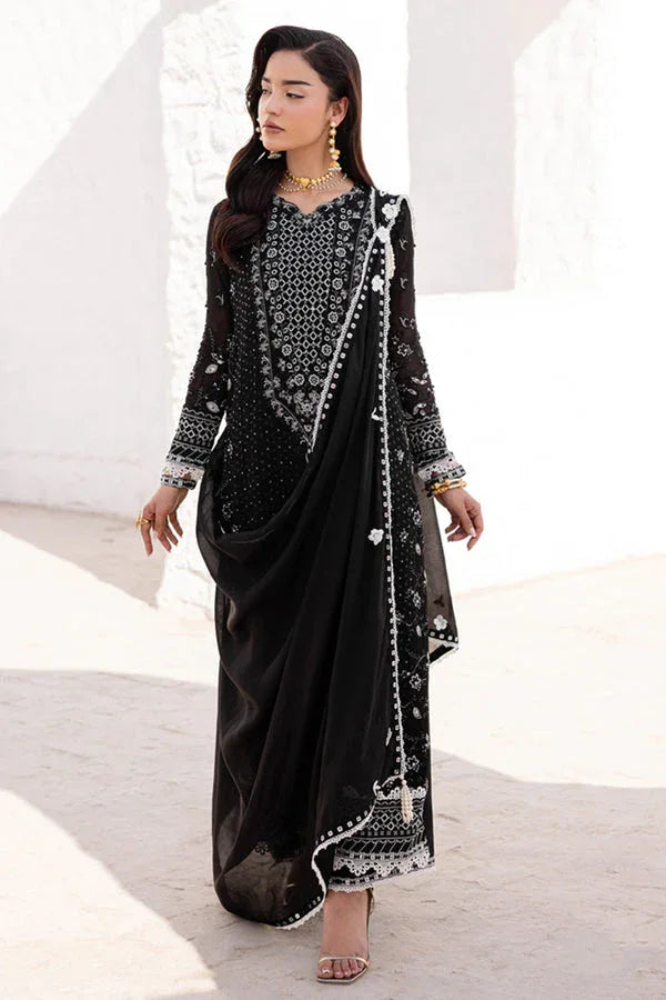 Marjjan | Elyna Lawn | REINA MP-44 (BLACK) - Rang-e-Khaas