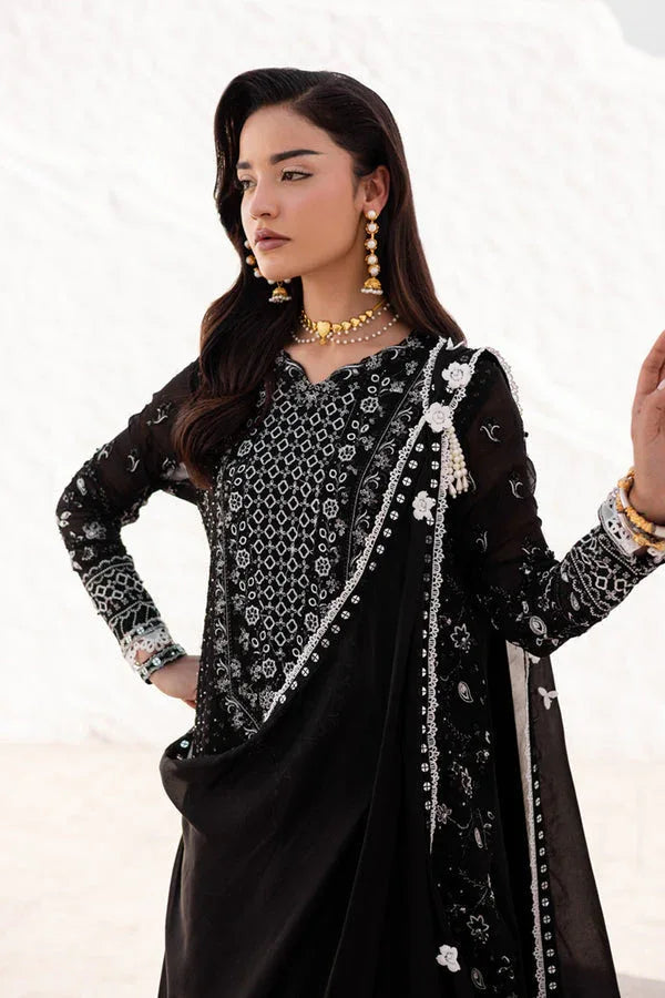 Marjjan | Elyna Lawn | REINA MP-44 (BLACK) - Rang-e-Khaas