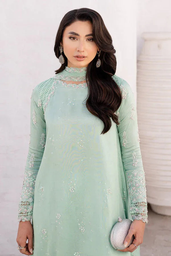 Marjjan | Elyna Lawn | NOA MP-45 (MINT GREEN) - Rang-e-Khaas