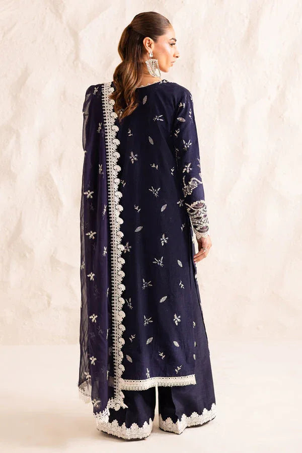 Marjjan | Elyna Lawn | IRINA MP-47 (NAVY BLUE) - Rang-e-Khaas