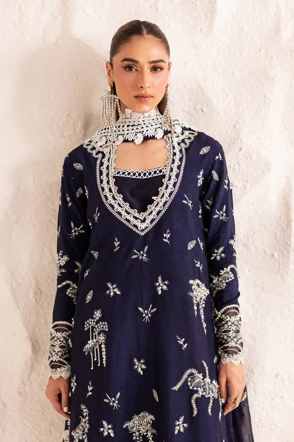 Marjjan | Elyna Lawn | IRINA MP-47 (NAVY BLUE) - Rang-e-Khaas