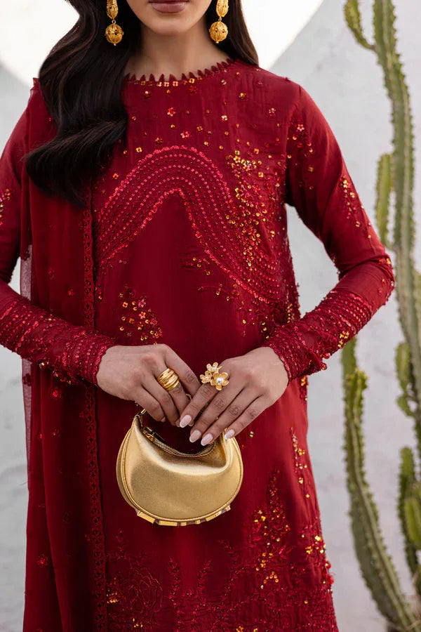 Marjjan | Elyna Luxe | SACRLET MP-48 (RED) - Rang-e-Khaas