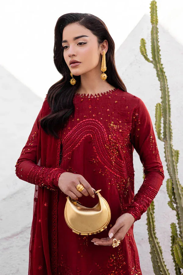 Marjjan | Elyna Luxe | SACRLET MP-48 (RED) - Rang-e-Khaas