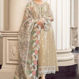 Maria B | Luxury Chiffon Collection | Coffee