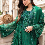 Maria B | Luxury Chiffon Collection | Emerald Green