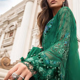 Maria B | Luxury Chiffon Collection | Emerald Green