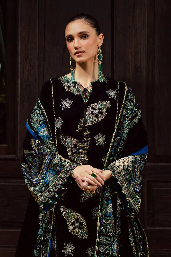 Marjjan | De Royal | MRV-52 (BLACK MULTI) - Rang-e-Khaas