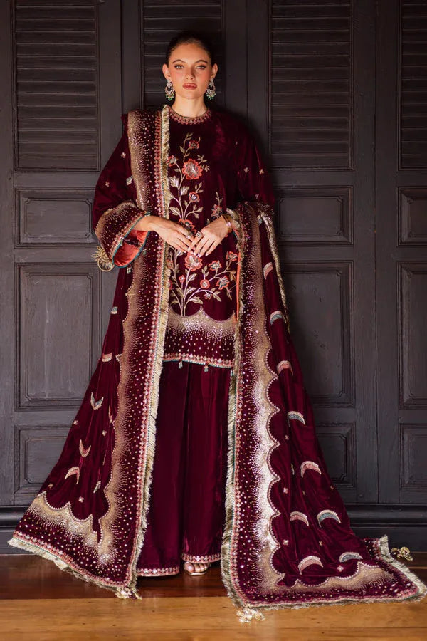Marjjan | De Royal | MRV-53 (MEHROON) - Rang-e-Khaas