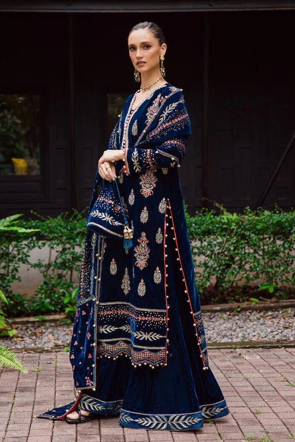 Marjjan | De Royal | MRV-55 (TEAL BLUE) - Rang-e-Khaas