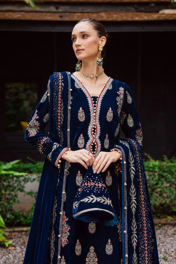 Marjjan | De Royal | MRV-55 (TEAL BLUE) - Rang-e-Khaas