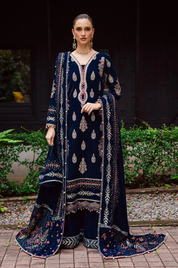 Marjjan | De Royal | MRV-55 (TEAL BLUE) - Rang-e-Khaas