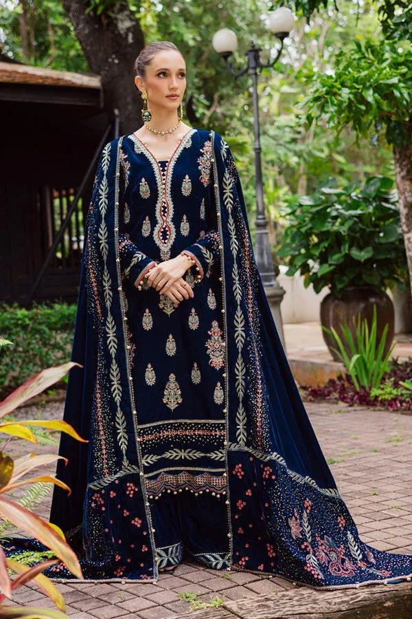 Marjjan | De Royal | MRV-55 (TEAL BLUE) - Rang-e-Khaas