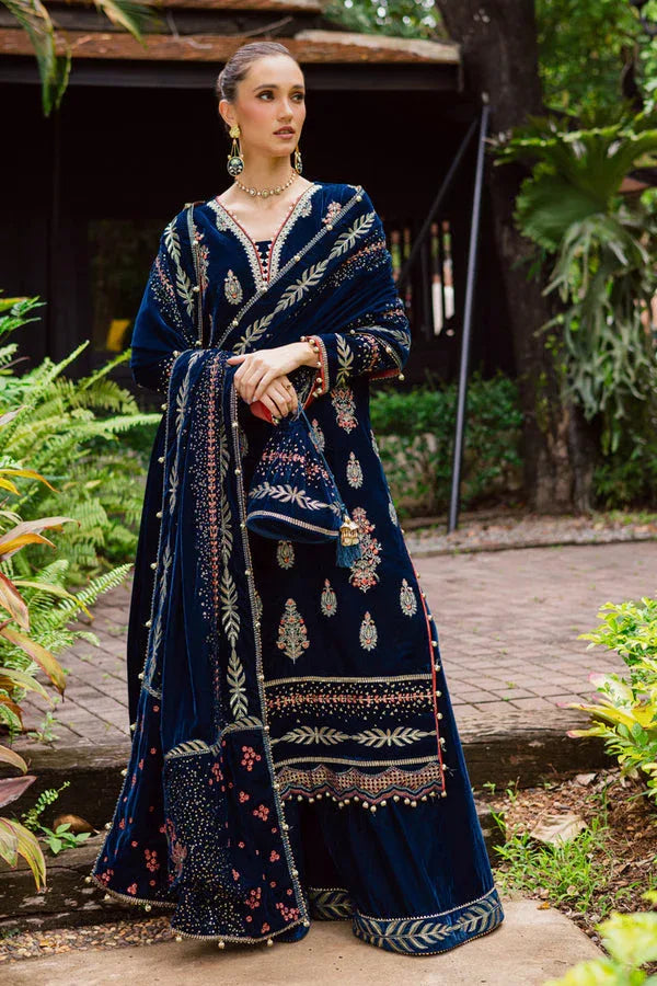 Marjjan | De Royal | MRV-55 (TEAL BLUE) - Rang-e-Khaas