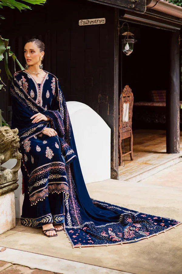 Marjjan | De Royal | MRV-55 (TEAL BLUE) - Rang-e-Khaas