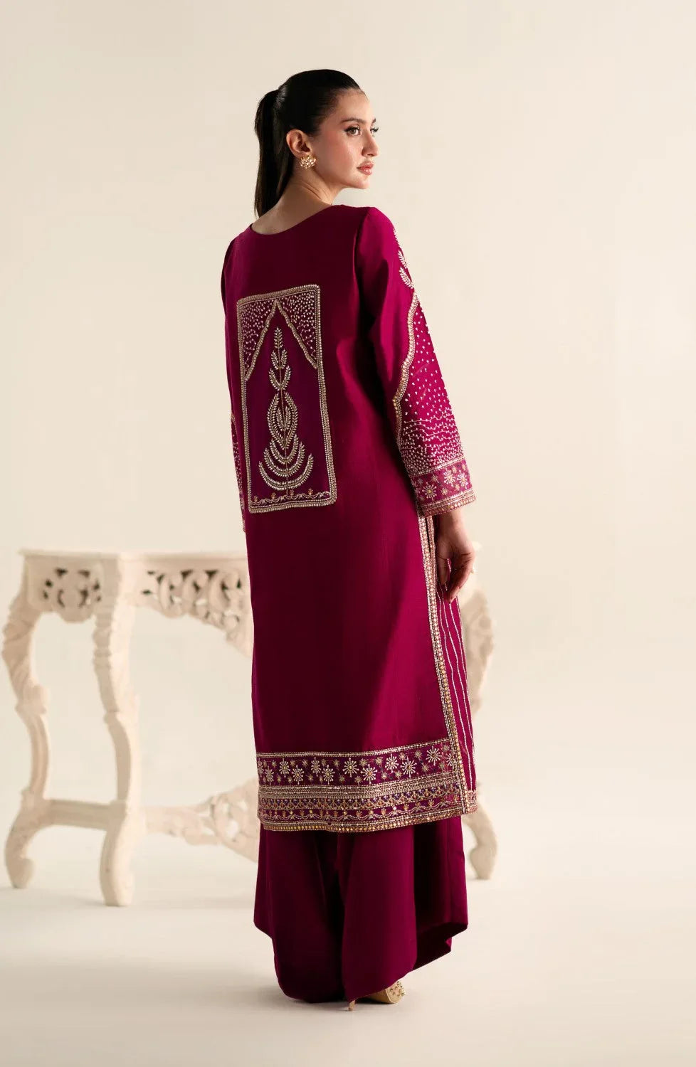 Maryum N Maria | Lagom Ready to Wear | VIOLET - MS-24214 - Rang-e-Khaas