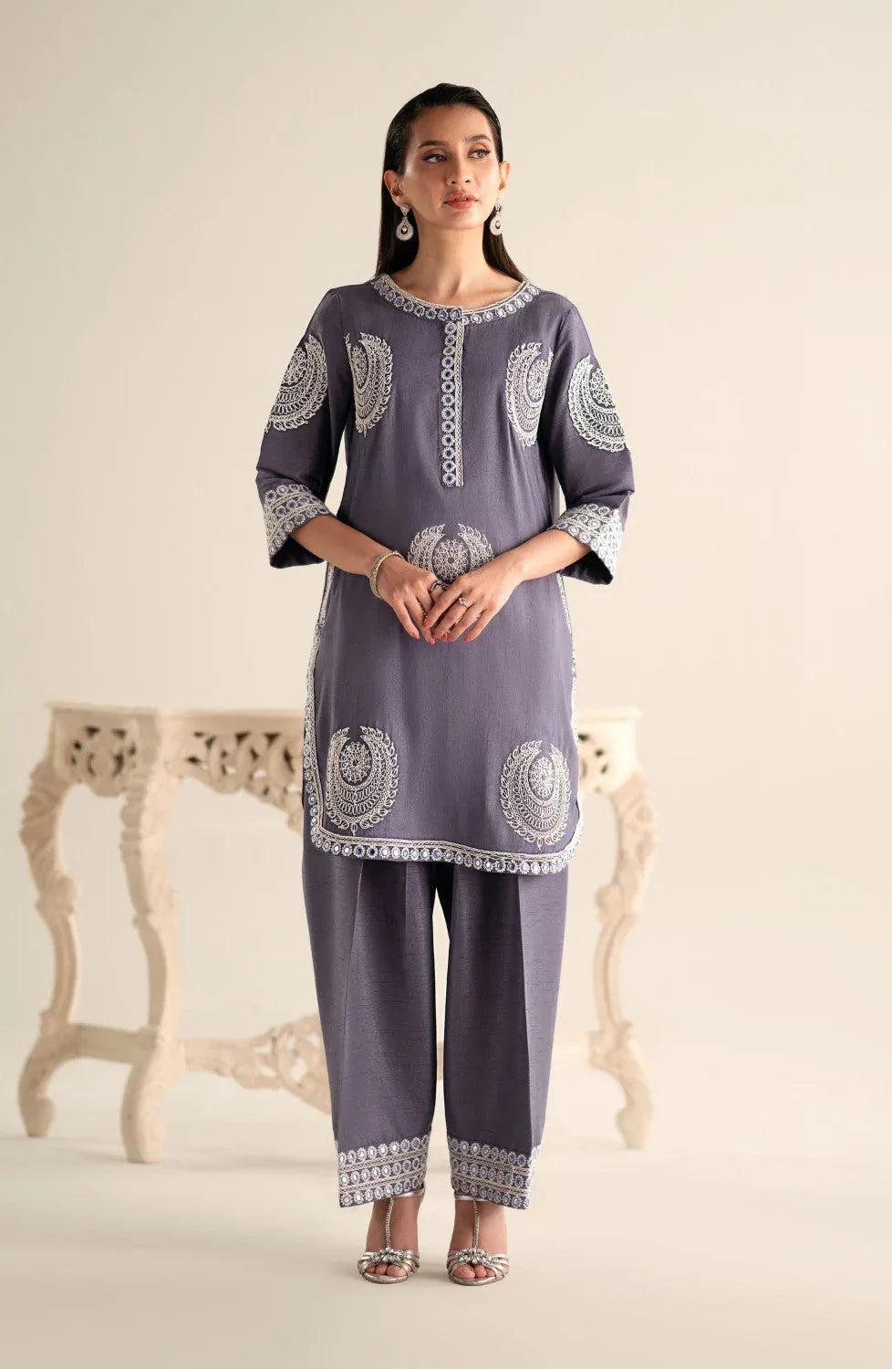 Maryum N Maria | Lagom Ready to Wear | ORCHID - MS-24218 - Rang-e-Khaas