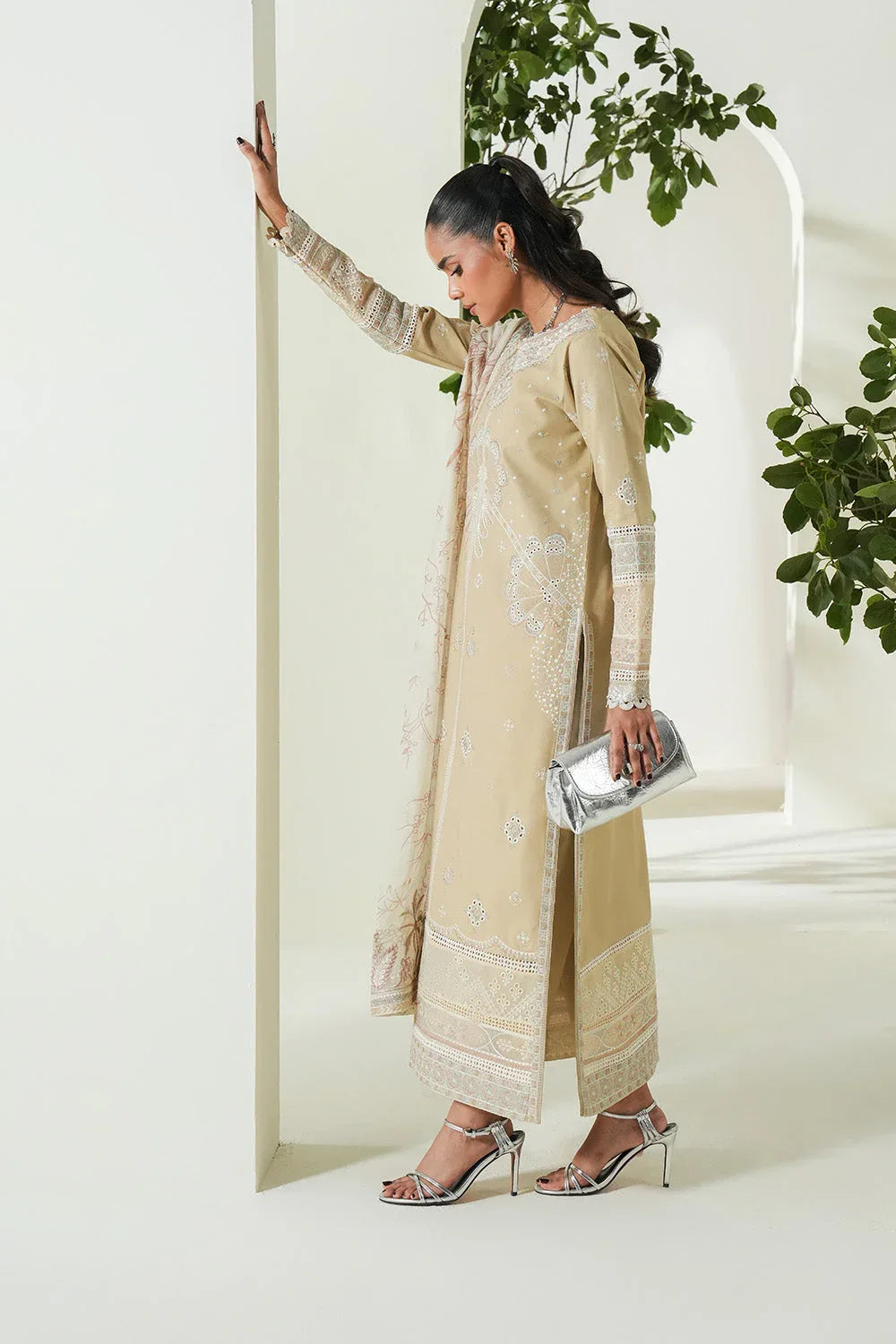 Maryum N Maria | Soiree Lawn | Summer Sand - Rang-e-Khaas