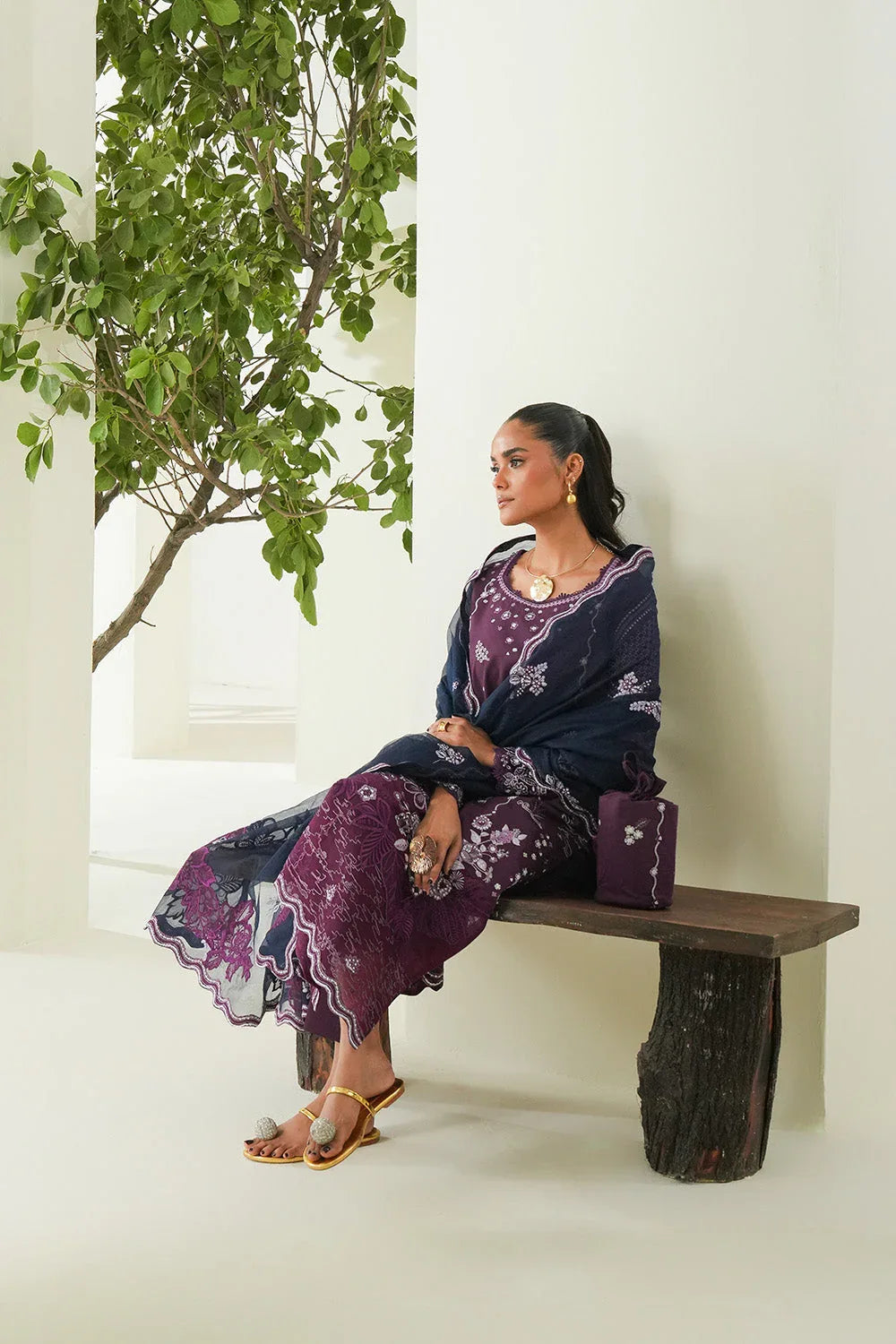 Maryum N Maria | Soiree Lawn | Sweet Pea - Rang-e-Khaas