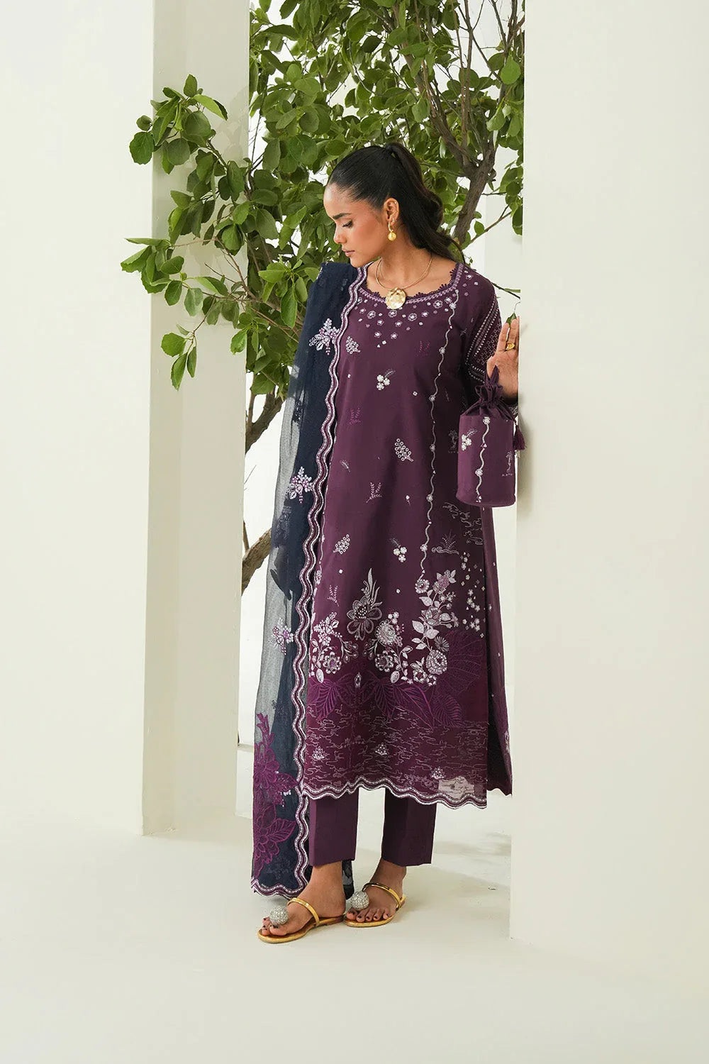 Maryum N Maria | Soiree Lawn | Sweet Pea - Rang-e-Khaas