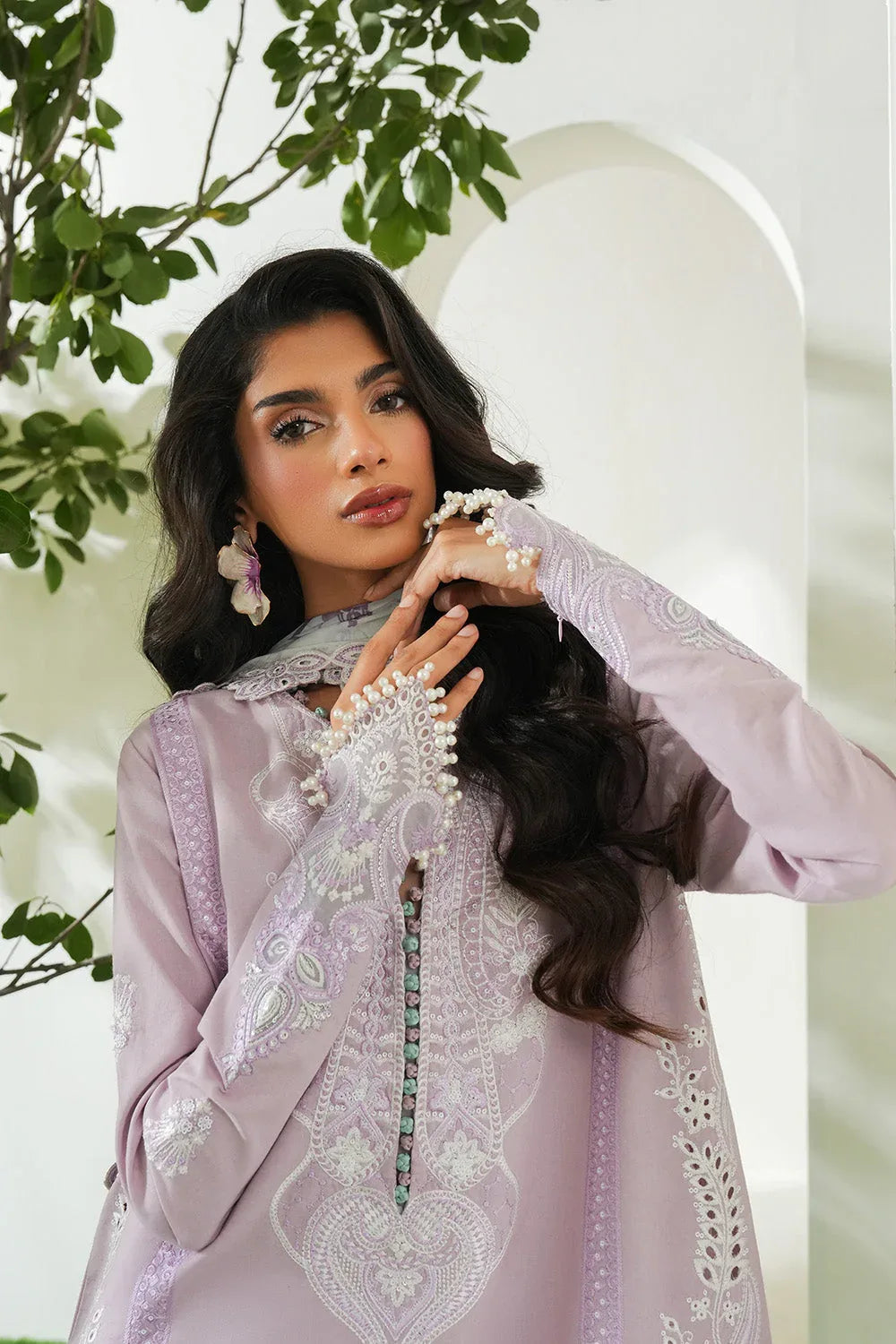 Maryum N Maria | Soiree Lawn |  Fragnant - Rang-e-Khaas