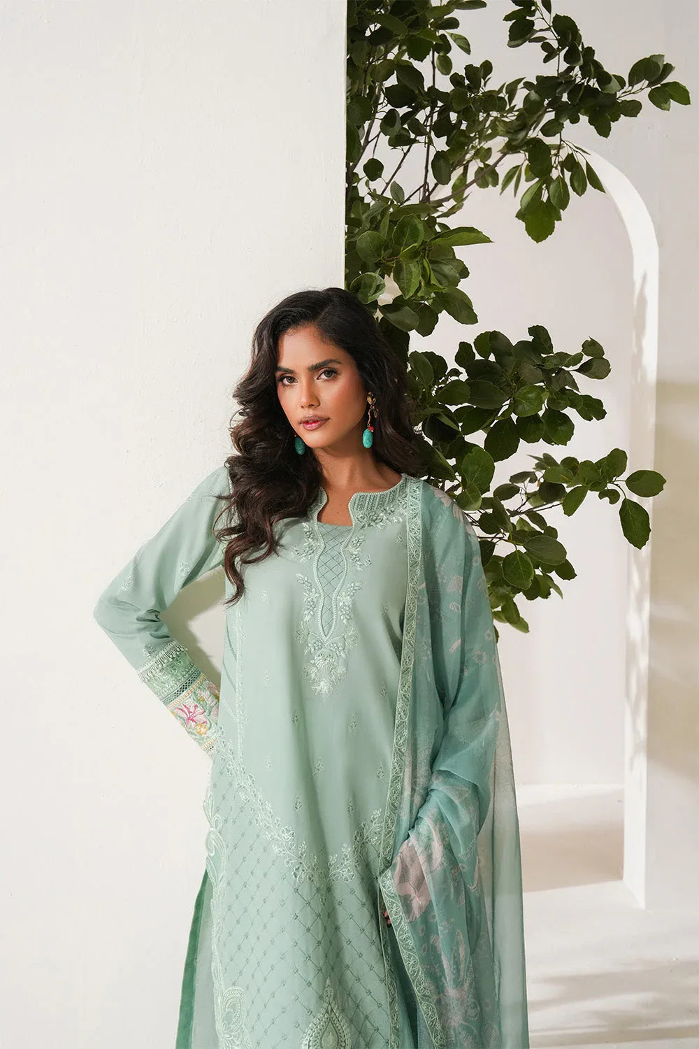 Maryum N Maria | Soiree Lawn | Spring Dew - Rang-e-Khaas