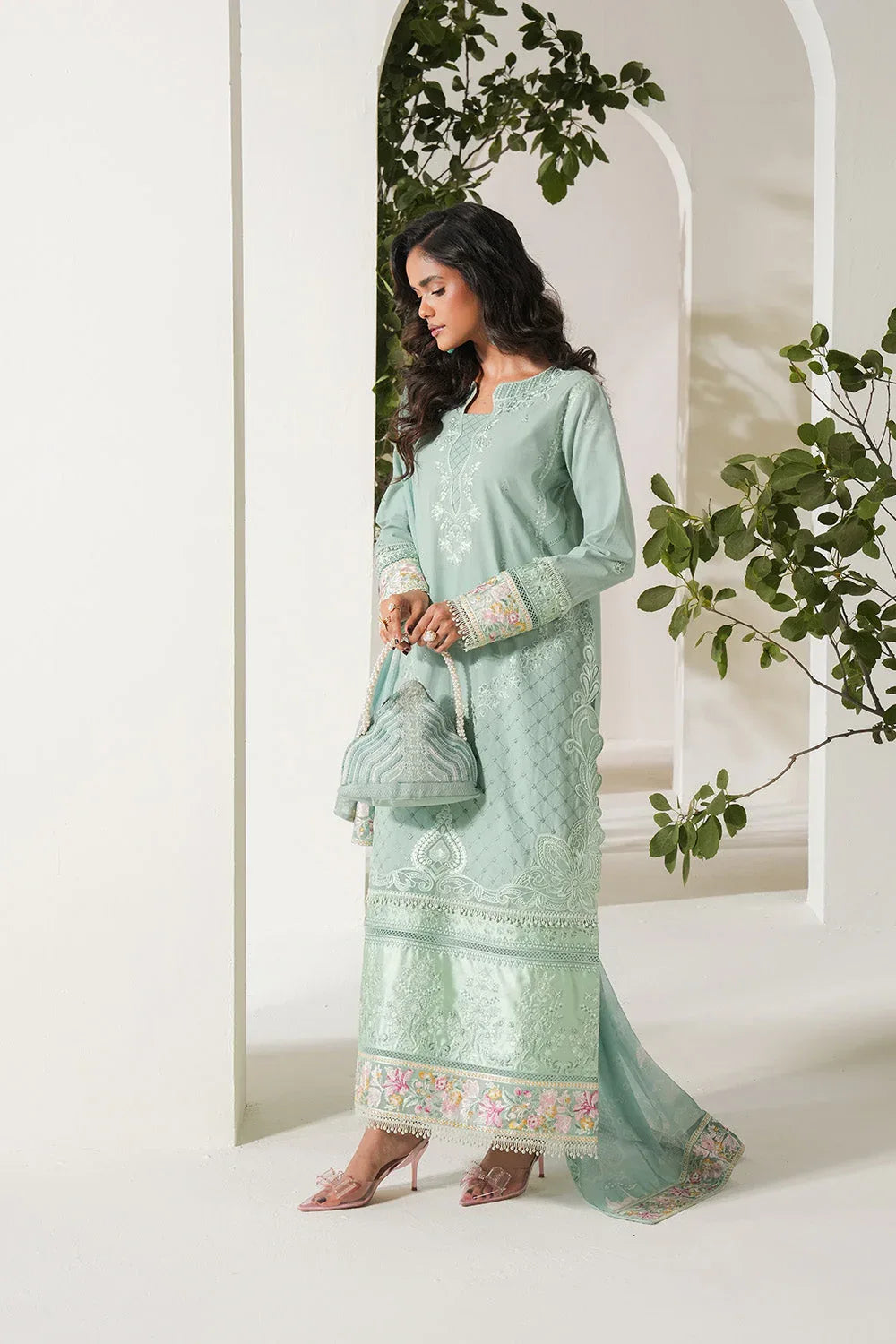 Maryum N Maria | Soiree Lawn | Spring Dew - Rang-e-Khaas