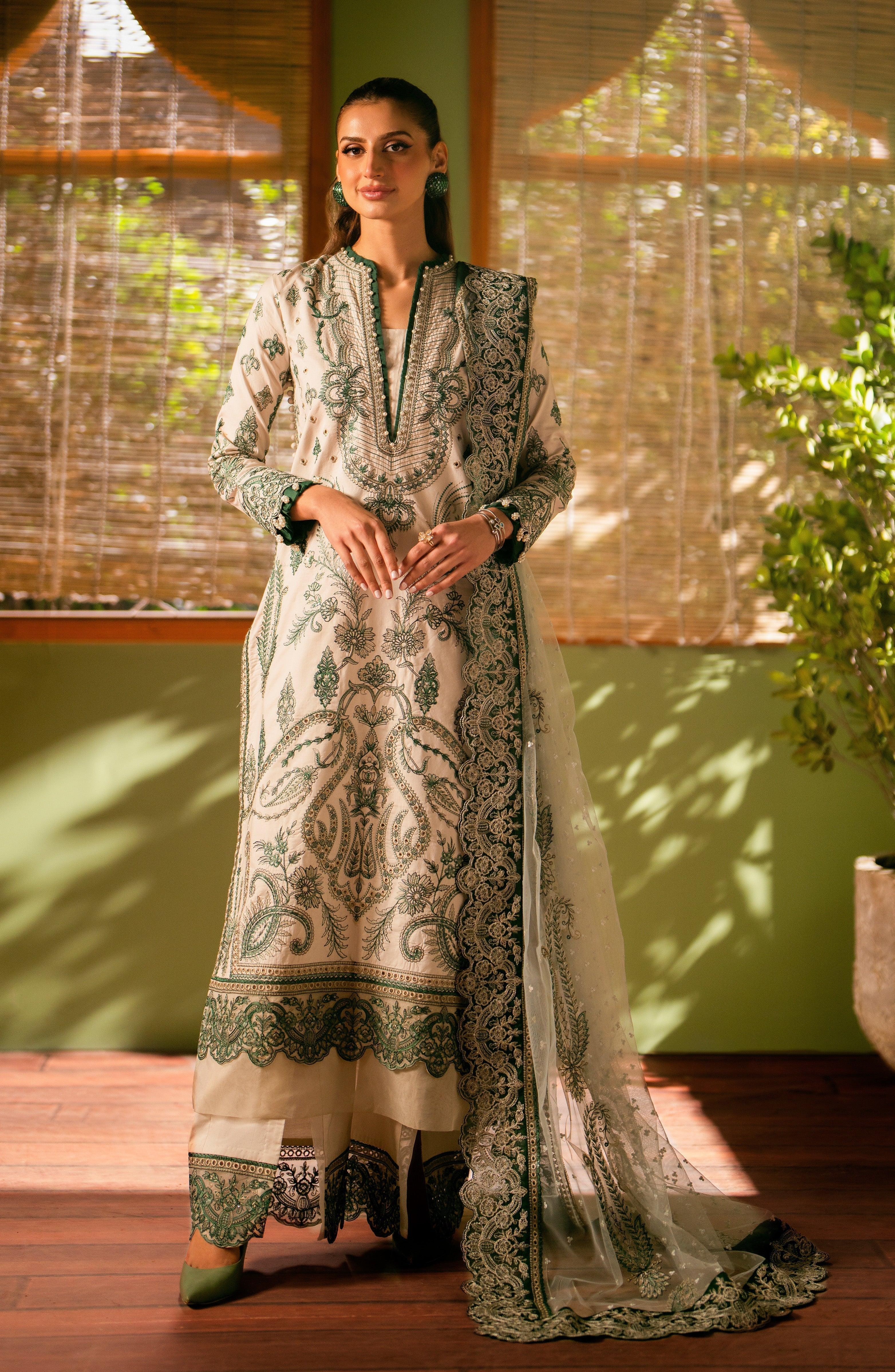 Maryum N Maria | Luxury Lawn 24 | Nubia - Rang-e-Khaas