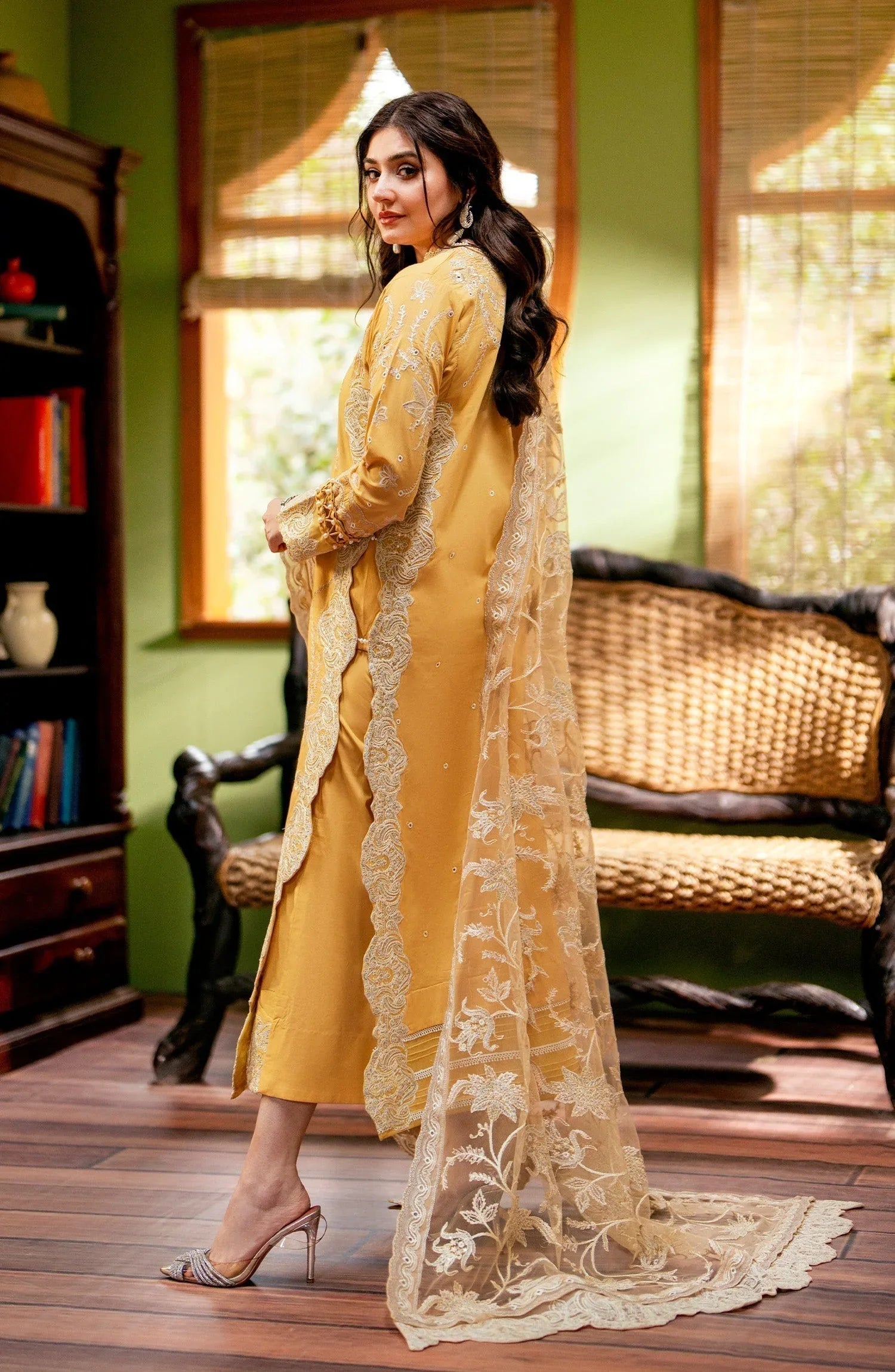 Maryum N Maria | Luxury Lawn 24 | Lamya - Rang-e-Khaas