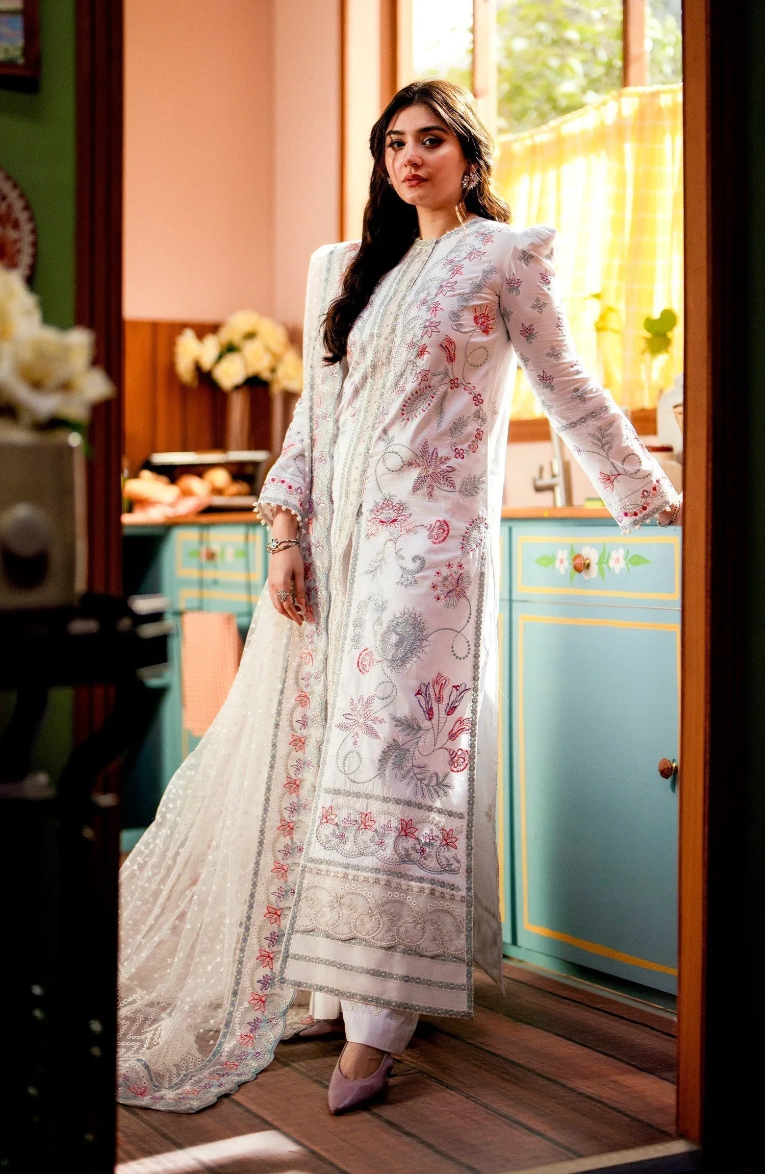Maryum N Maria | Luxury Lawn 24 | Fatin - Rang-e-Khaas