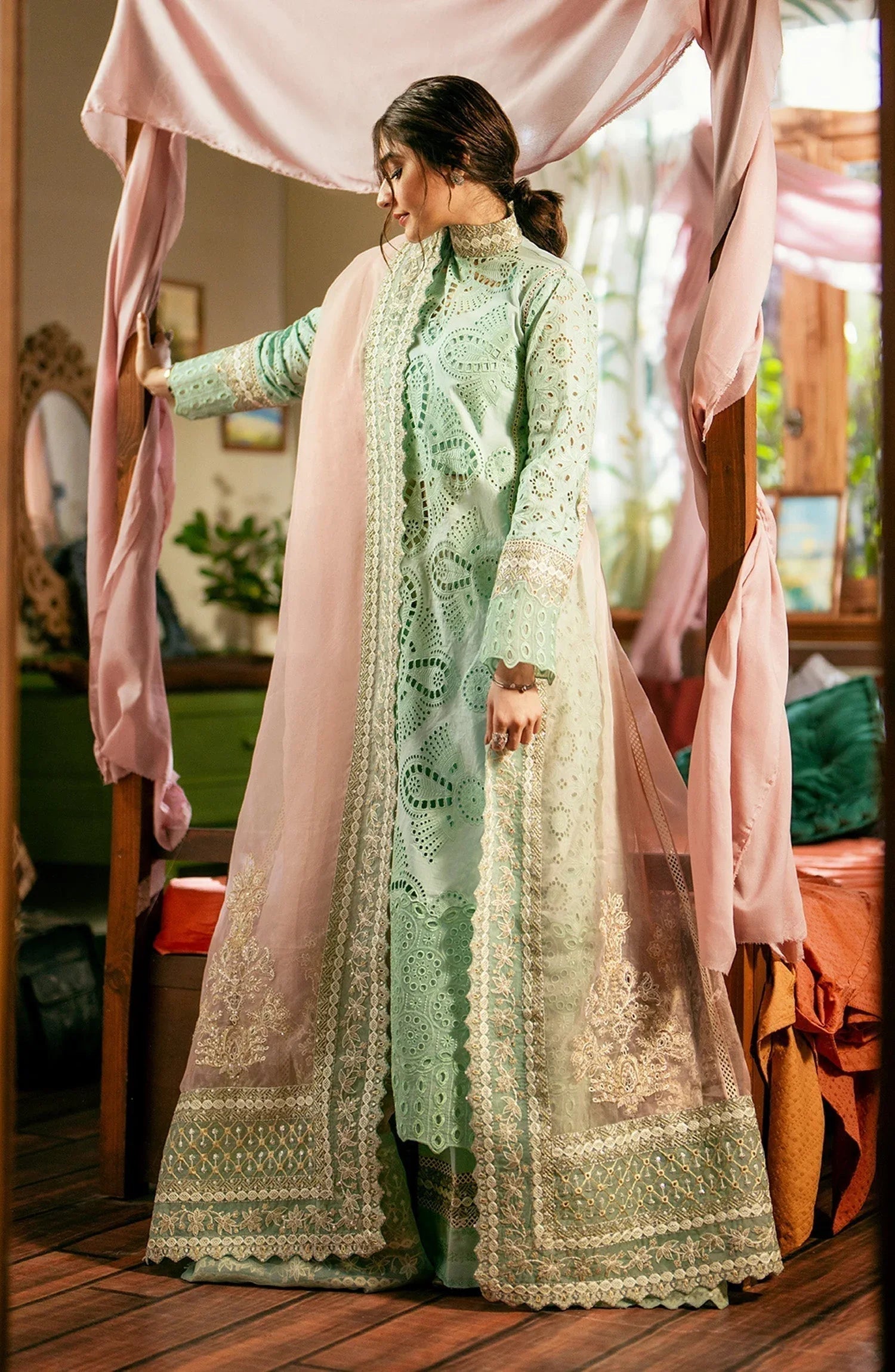 Maryum N Maria | Luxury Lawn 24 | Rawiya - Rang-e-Khaas