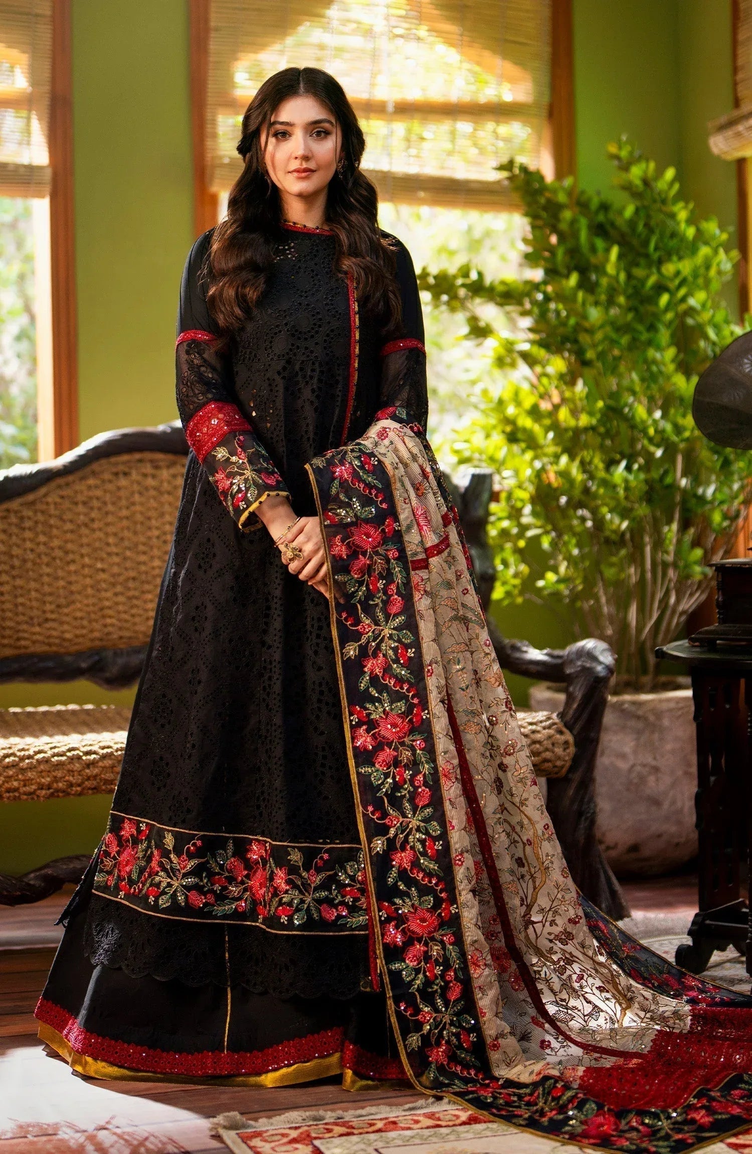 Maryum N Maria | Luxury Lawn 24 | Zayna - Rang-e-Khaas