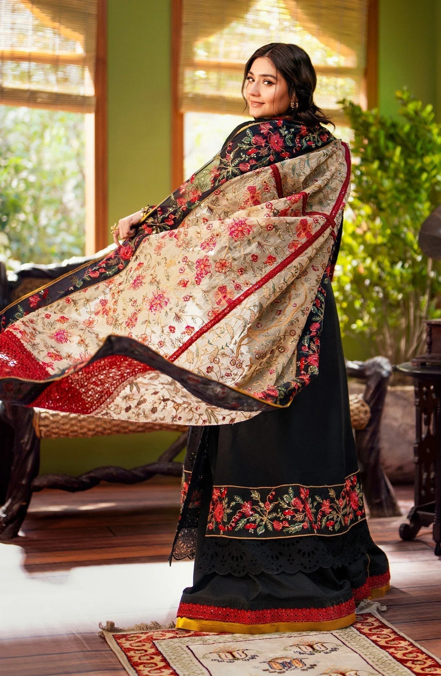 Maryum N Maria | Luxury Lawn 24 | Zayna - Rang-e-Khaas