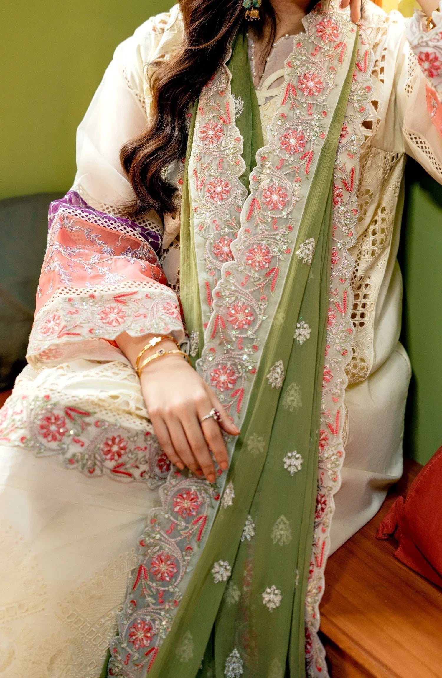 Maryum N Maria | Luxury Lawn 24 | Dina - Rang-e-Khaas
