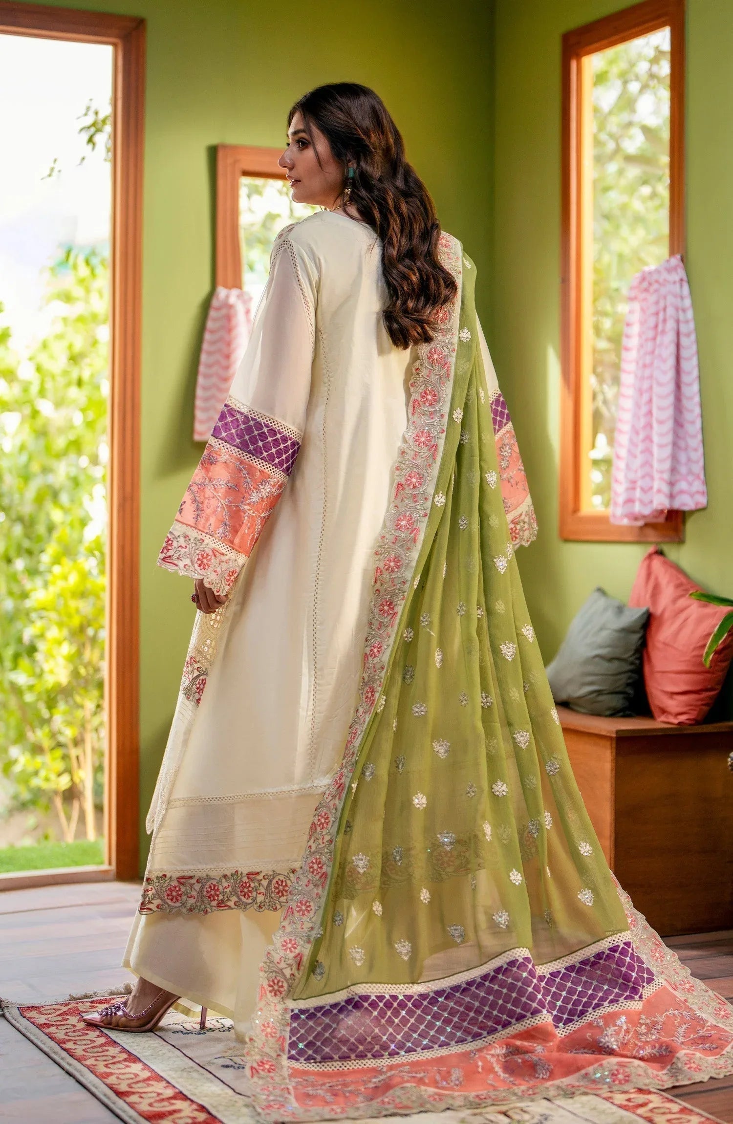 Maryum N Maria | Luxury Lawn 24 | Dina - Rang-e-Khaas