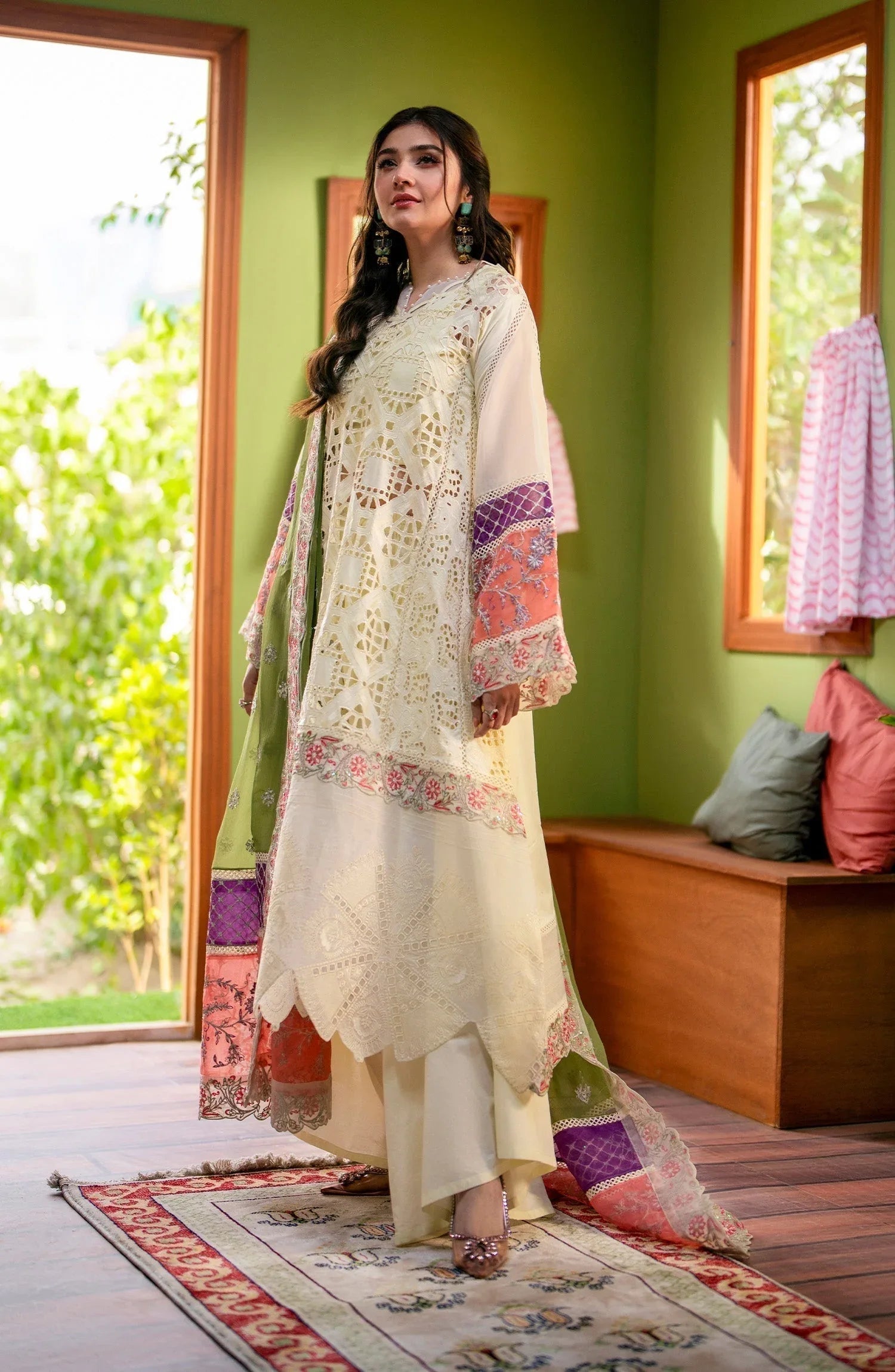 Maryum N Maria | Luxury Lawn 24 | Dina - Rang-e-Khaas
