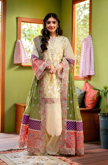Maryum N Maria | Luxury Lawn 24 | Dina - Rang-e-Khaas