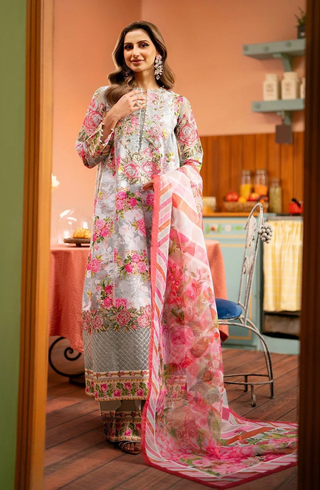 Maryum N Maria | Luxury Lawn 24 | Maya - Rang-e-Khaas
