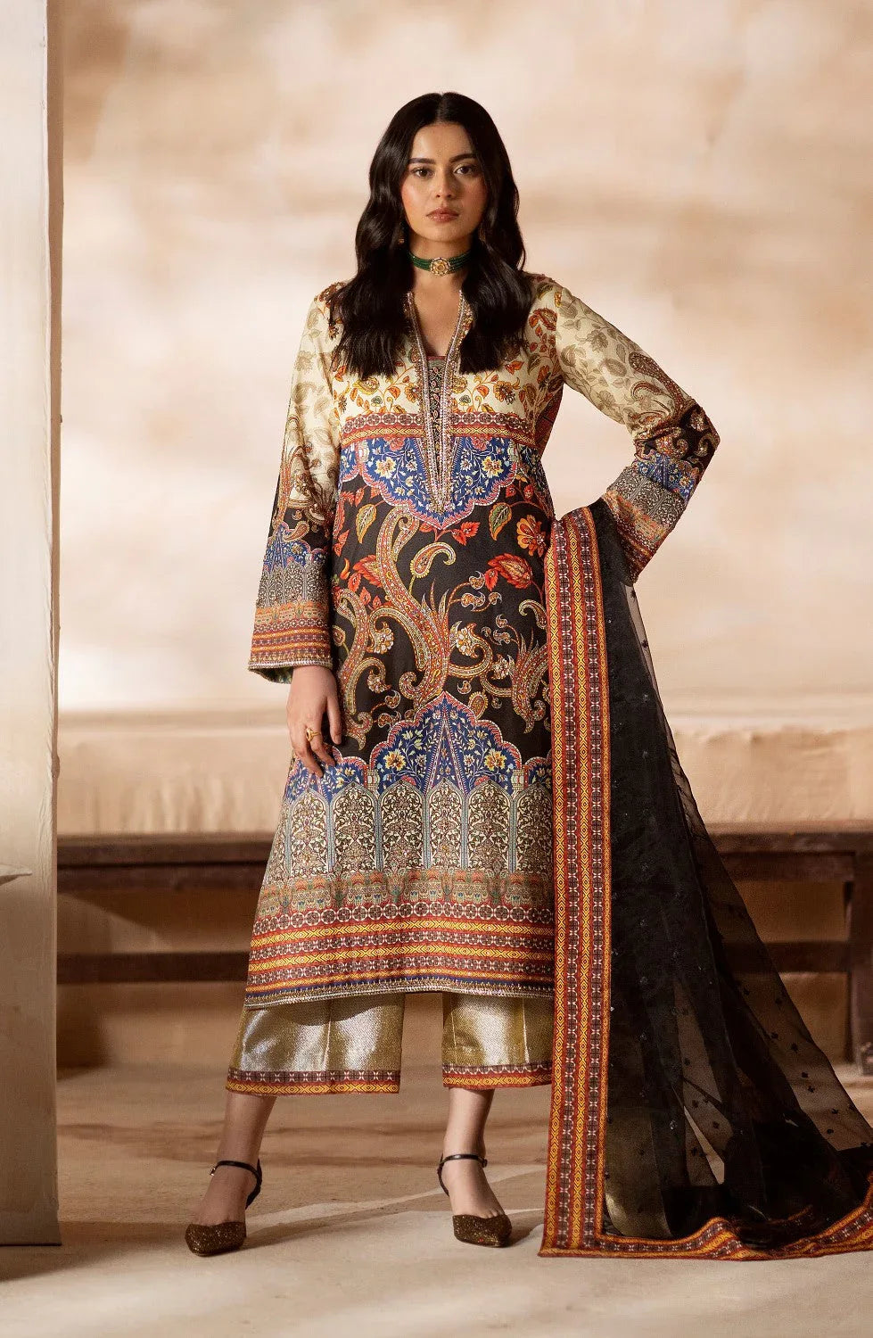 Maryum N Maria | Zeil Winter | CHUTKI - MS40097 - Rang-e-Khaas