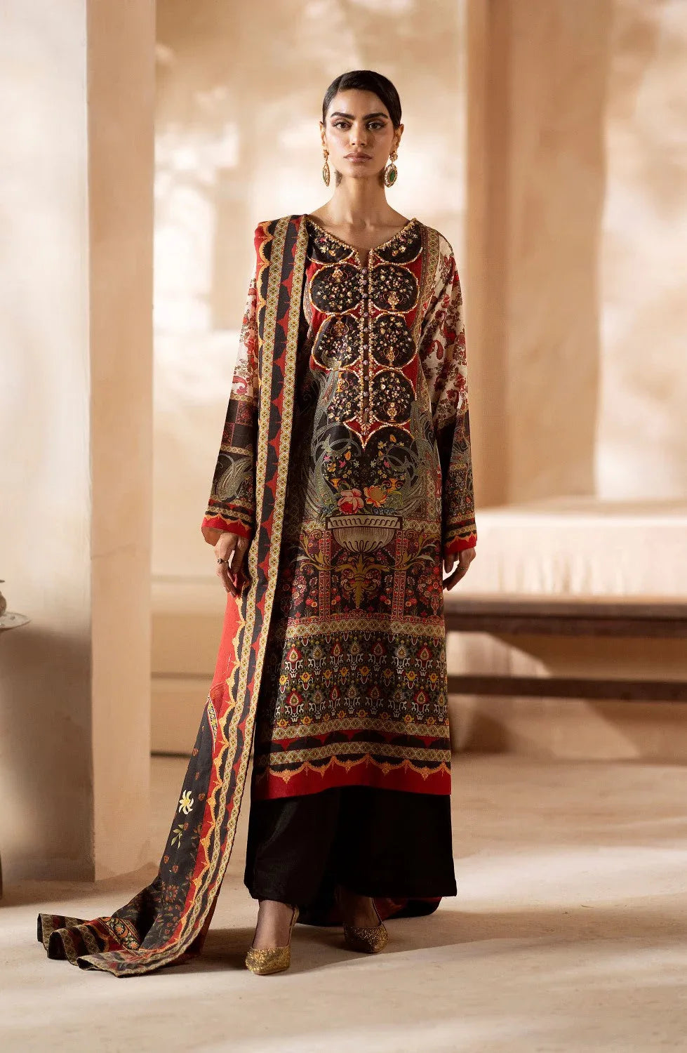 Maryum N Maria | Zeil Winter | SAMAIRA - MS40104 - Rang-e-Khaas