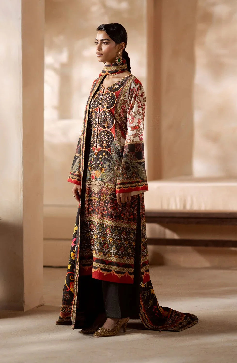 Maryum N Maria | Zeil Winter | SAMAIRA - MS40104 - Rang-e-Khaas