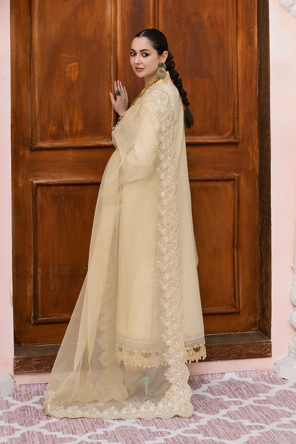 Maryum N Maria | Eid Luxury Lawn 25 | AFSANEH - MS50148 - Rang-e-Khaas