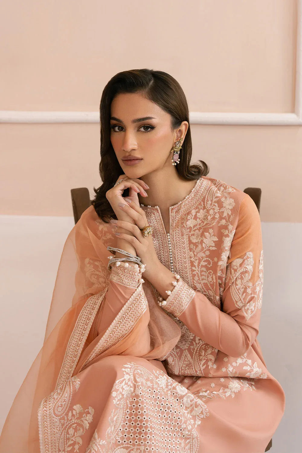 Maryum N Maria | Eid Luxury Lawn 25 | ASSIEH - MS50151 - Rang-e-Khaas