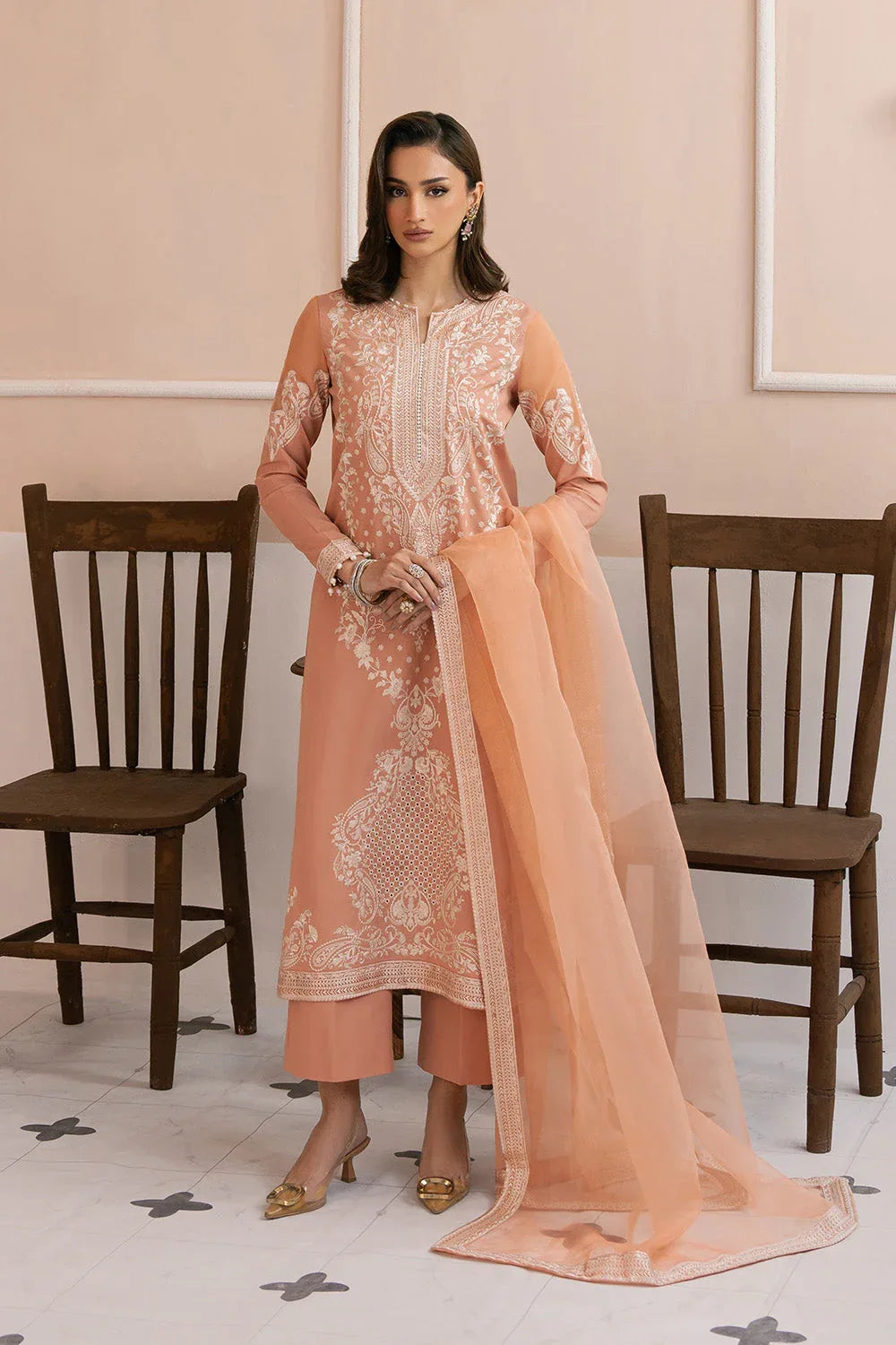 Maryum N Maria | Eid Luxury Lawn 25 | ASSIEH - MS50151 - Rang-e-Khaas