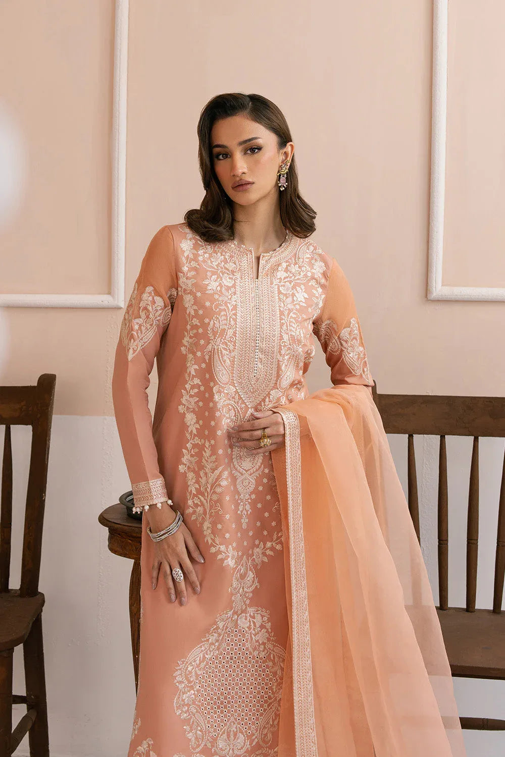 Maryum N Maria | Eid Luxury Lawn 25 | ASSIEH - MS50151 - Rang-e-Khaas