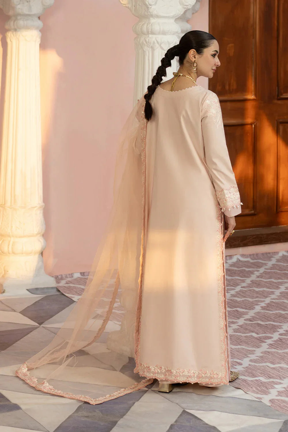 Maryum N Maria | Eid Luxury Lawn 25 | AGHIGH - MS50154 - Rang-e-Khaas