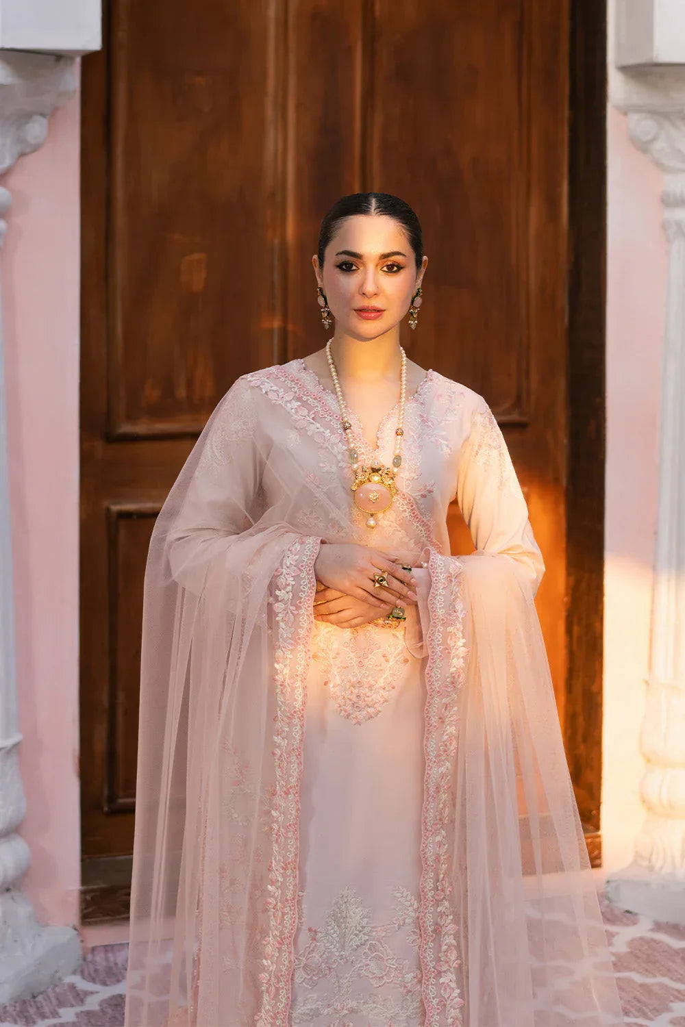 Maryum N Maria | Eid Luxury Lawn 25 | AGHIGH - MS50154 - Rang-e-Khaas