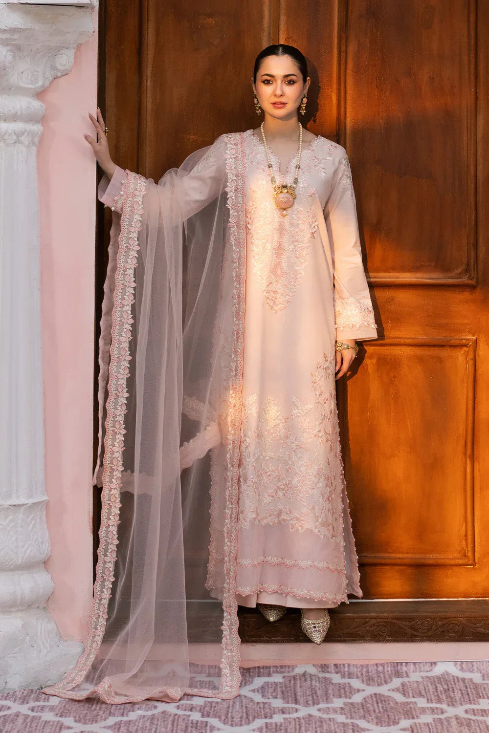 Maryum N Maria | Eid Luxury Lawn 25 | AGHIGH - MS50154 - Rang-e-Khaas